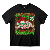 Black merry christmas baby pig Heavy Core Tee - RanaPortraitStore