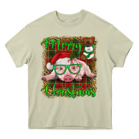 Mossy merry christmas baby pig Heavy Core Tee - RanaPortraitStore