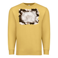 Antique Gold cowhide frames background Premium Sweatshirt - RanaPortraitStore