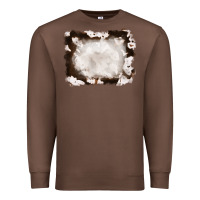 Chestnut cowhide frames background Premium Sweatshirt - RanaPortraitStore