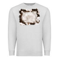 Dove Grey cowhide frames background Premium Sweatshirt - RanaPortraitStore