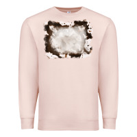 Pale Pink cowhide frames background Premium Sweatshirt - RanaPortraitStore