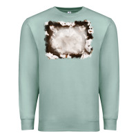 Seafoam cowhide frames background Premium Sweatshirt - RanaPortraitStore