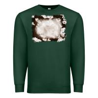 Sports Green cowhide frames background Premium Sweatshirt - RanaPortraitStore