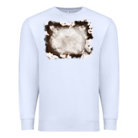 White cowhide frames background Premium Sweatshirt - RanaPortraitStore