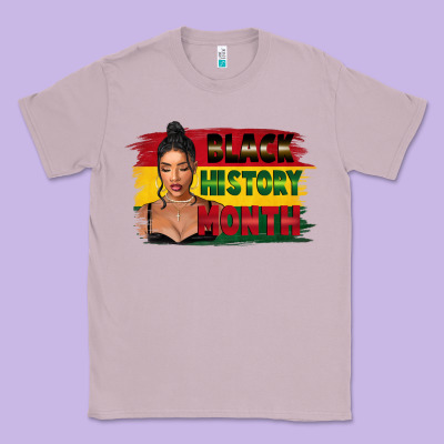 Black History Month Black Girl Classic Tee Designed By Fadigitalartstudio