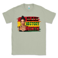 Matcha black history month black girl Classic Tee - FaDigitalArtStudio