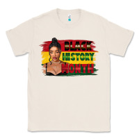 Natural black history month black girl Classic Tee - FaDigitalArtStudio