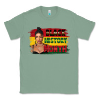Sage black history month black girl Classic Tee - FaDigitalArtStudio