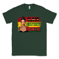 Sports Green black history month black girl Classic Tee - FaDigitalArtStudio