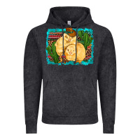 Vintage Black western cowboy chicks cactus coop animals  leopard serape turquoise Vintage Hoodie - Artiststas