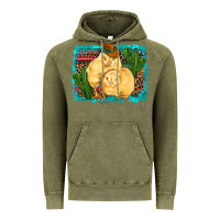 Vintage Olive western cowboy chicks cactus coop animals  leopard serape turquoise Vintage Hoodie - Artiststas