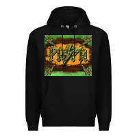 Black papa  lightning camouflage Premium Hoodie - BarkalooDesign