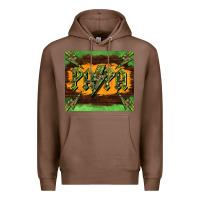 Chestnut papa  lightning camouflage Premium Hoodie - BarkalooDesign