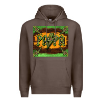 Coffee papa  lightning camouflage Premium Hoodie - BarkalooDesign