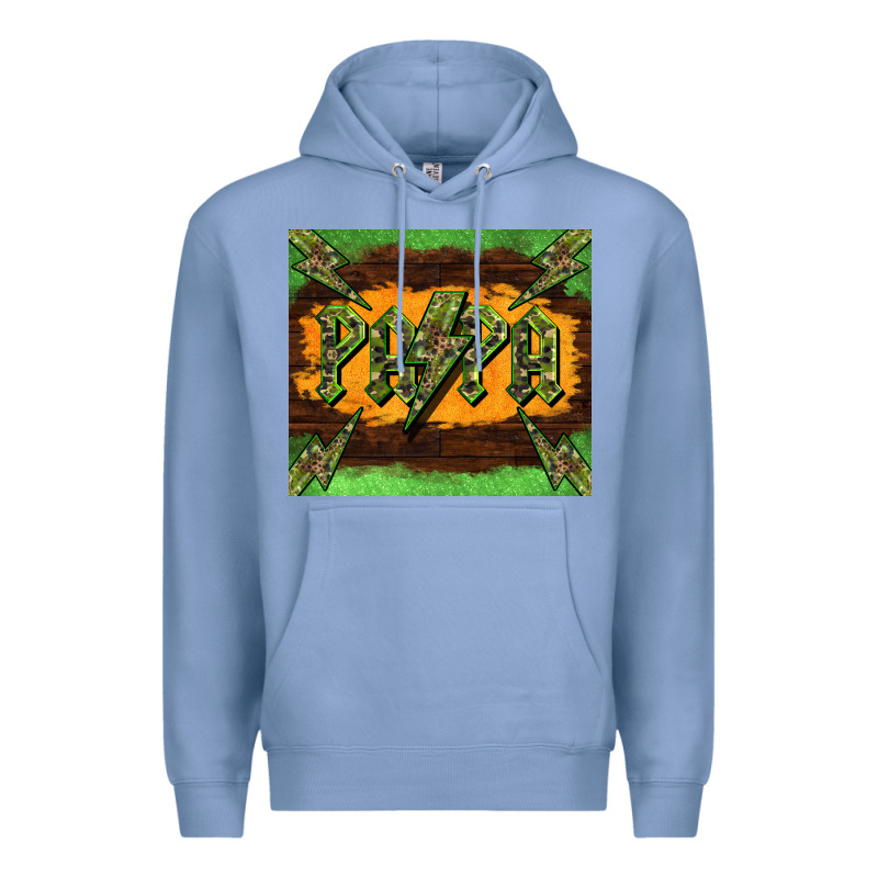 Papa  Lightning Camouflage Premium Hoodie by BarkalooDesign | Teevron