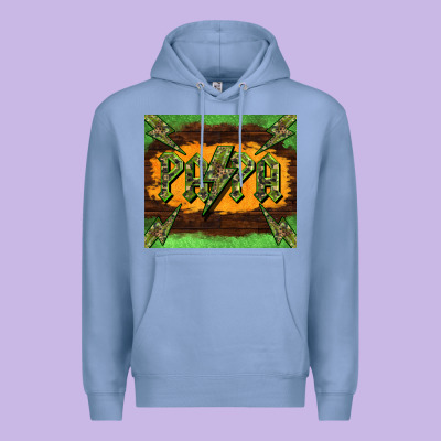 Papa  Lightning Camouflage Premium Hoodie Designed By Barkaloodesign