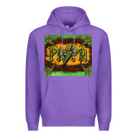 Purple papa  lightning camouflage Premium Hoodie - BarkalooDesign