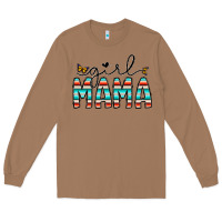 Toasted Coconut girl mama Long Sleeve Tee - CowhideDigitalArt