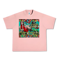 Salmon Just A Girl Who Loves Christmas Urban Heavy Tee - CowhideDigitalArt