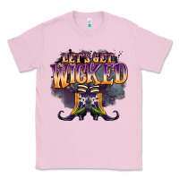 Bubblegum Pink lets get wıcked Classic Tee - BarkalooDesign