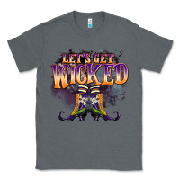 Charcoal Heather lets get wıcked Classic Tee - BarkalooDesign