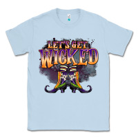 Dusty Blue lets get wıcked Classic Tee - BarkalooDesign