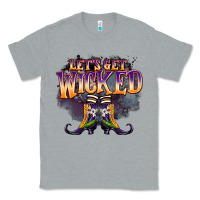 Heather Grey lets get wıcked Classic Tee - BarkalooDesign