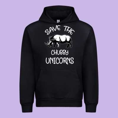 Save The Chubby Unıcorns Urban Hoodie Designed By Bettercallsaul