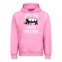 Fuchsia Pink save the chubby unıcorns Urban Hoodie - Bettercallsaul