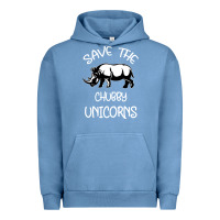 Pigment Pebble Blue save the chubby unıcorns Urban Hoodie - Bettercallsaul