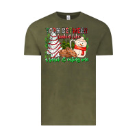 Vintage Olive Torn Between Looking Like A Snack Eating One Vintage Tee - CowhideDigitalArt