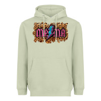 Matcha Leopard Mama Lightning Heavyweight Hoodie - RanaPortraitStore