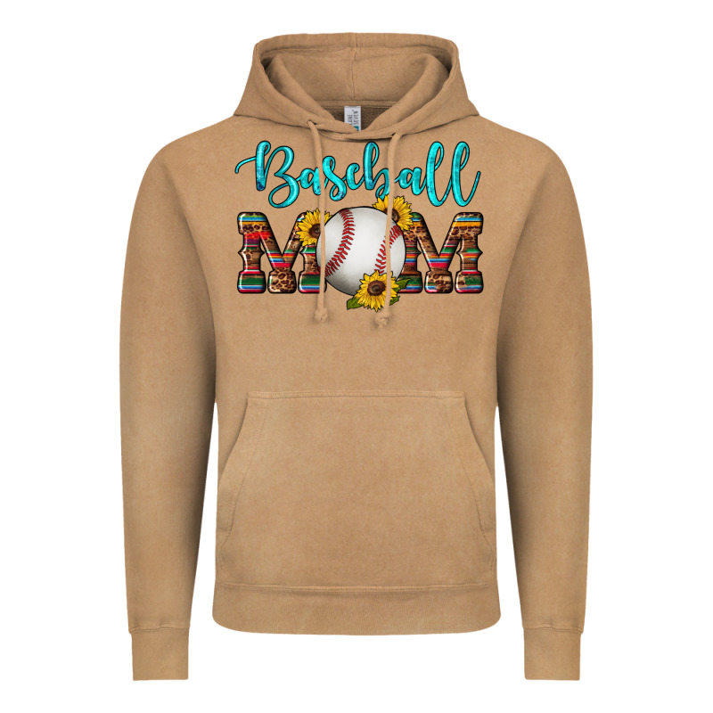 Western Leopard Serape Wooden Sunflowers  Turquoise Glitter Mom Baseba Vintage Hoodie by Artiststas | Teevron