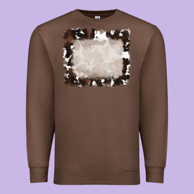Cowhide Frames Backround 3 Premium Sweatshirt Designed By Ranaportraitstore