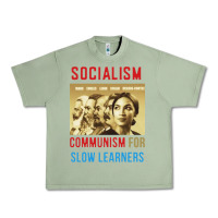 Oil Green socialism Urban Heavy Tee - DesigneFamous