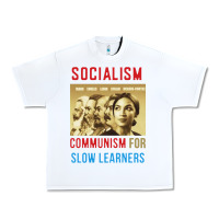 White socialism Urban Heavy Tee - DesigneFamous