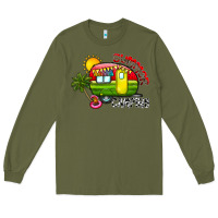 Army Green summer camping Long Sleeve Tee - CowhideDigitalArt