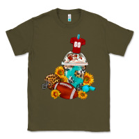 Army Green Football Frappe Coffee Classic Tee - FaDigitalArtStudio