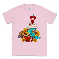 Bubblegum Pink Football Frappe Coffee Classic Tee - FaDigitalArtStudio