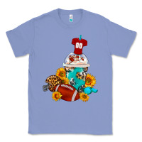 Colony Blue Football Frappe Coffee Classic Tee - FaDigitalArtStudio