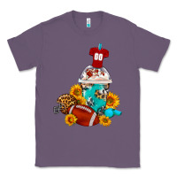 Lavender Football Frappe Coffee Classic Tee - FaDigitalArtStudio