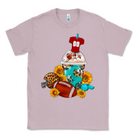 Lilac Football Frappe Coffee Classic Tee - FaDigitalArtStudio