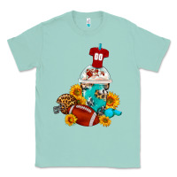 Seafoam Football Frappe Coffee Classic Tee - FaDigitalArtStudio