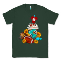 Sports Green Football Frappe Coffee Classic Tee - FaDigitalArtStudio