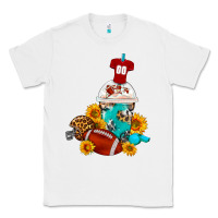 White Football Frappe Coffee Classic Tee - FaDigitalArtStudio