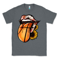 Charcoal Heather Basketball Tongue Classic Tee - Jasminsmagicworld