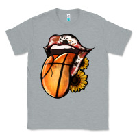 Heather Grey Basketball Tongue Classic Tee - Jasminsmagicworld
