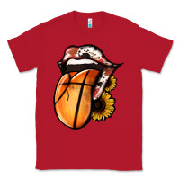Red Basketball Tongue Classic Tee - Jasminsmagicworld