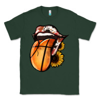 Sports Green Basketball Tongue Classic Tee - Jasminsmagicworld